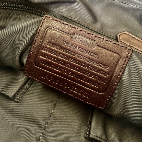 Vintage COACH Brown Leather Messenger Bag Crossbody Briefcase Academia Teacher - Picture 11 of 11